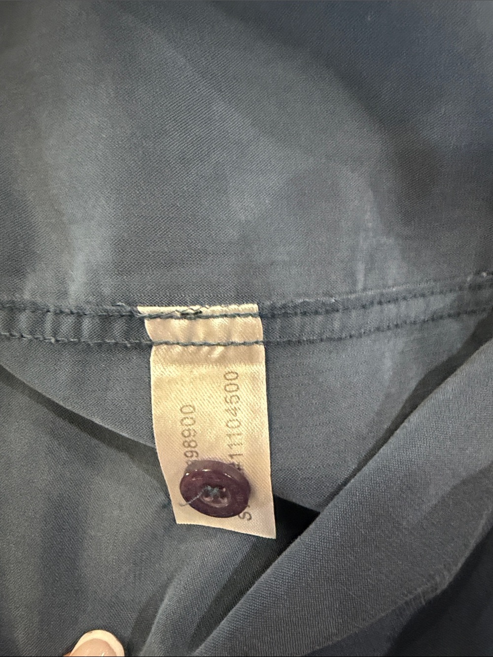 O'Neill Men's Short-Sleeve Button-Up Shirt in Slate Blue - Picture 6 of 7